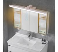 QYYZTQY Bathroom Mirror 180° Rotatable Lamp with Motion Sensor Wall Aluminium Indoor Minimalist for Bedroom Living Room Staircase Hotel (100cm,White White Light)