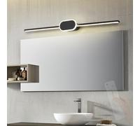 QYYZTQY Bathroom Mirror Lights with Remote Control Lamp Dimmable 2700K-6500K Wall Acrylic Aluminum Long Minimalist Decorative for Bedroom Living Room (40cm,White)
