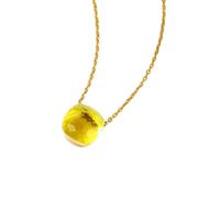 QYYZTQY Chandelier Solid Candy Sweety Necklace Women Synthetic Gemstone 45 cm Chain Gifts for The New Year Light