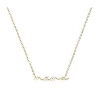 QYYZTQY Charm Necklace for Women Girls Let Last Forever! Mama Collarbone Chain Unique Engraved Letters Pendant