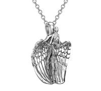 QYYZTQY Charm Women Girls Personalise Redemption Memorial Necklace Gift Double Chain for