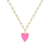 QYYZTQY Colorful Face Gold Plated Paperclip Preppy Y2K Trendy Women Teen Jewelry for Girls