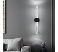 QYYZTQY Creative Bubble Light Retro Nordic Minimalist Long Interior Hardware Reading Decorative Wall Black Gold for Hallway Bedroom (White Light,Gold)