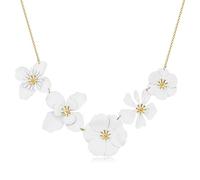 QYYZTQY Flower Choker Fashion Statement Mixed Floral Collar Chunky Women Jewelry for Girls