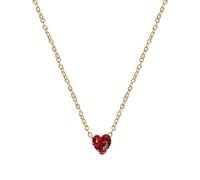 QYYZTQY for Women and Girls Gemstone Necklace Fashion Female Chain Heart Pendant