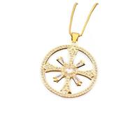 QYYZTQY Girls Accessories: 10 Colors Copper Gold Plated Glass Eye Pendant Jewelry Party Necklace