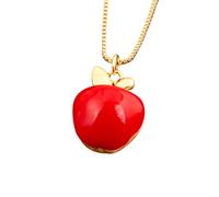 QYYZTQY Girls Accessories: 10 Colors Copper Gold Plated Glass Eye Pendant Jewelry Party Necklace