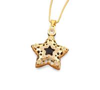 QYYZTQY Girls Accessories: 10 Colors Copper Gold Plated Glass Eye Pendant Jewelry Party Necklace