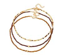 QYYZTQY Heart Choker Multi Layered Colorful Beads Friendship Y2K Beach Costume Gifts Women Jewelry for Girls