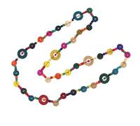 QYYZTQY Lady's Retro Necklace Wooden Bead Chain Women Jewelry for Everyday and Special Occasions Jewellery
