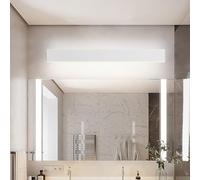 QYYZTQY Lamp Mirror Front Indoor Waterproof Wall Light Geometric Decorative Aluminium for Bathroom Bedroom Living Room (White-Warm Light,36cm)