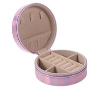 QYYZTQY Leather Jewelry Organizer Sturdy EasyAclose Box for Earring Necklace Ring Storage Compact Portable Stylish Case Ornaments