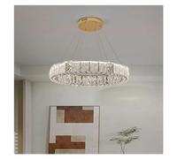 QYYZTQY Luxury Crystal Pendant Fixture Compatible with Home Decoration Bedroom Dining Living Room, Chandelier