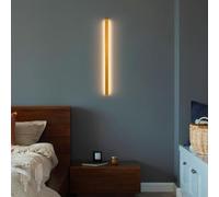 QYYZTQY Nordic Long Lamp with Indoor USB Rechargeable Wall Aluminium Minimalist for Bedside Hallway Bedroom Living Room (180cm,Black White Light)