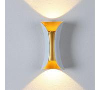 QYYZTQY Outdoor IP65 Waterproof Patio Double Head Luminous up and Down Frosted Aluminum Lamp Body Wall Light, Chandelier