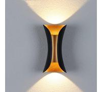 QYYZTQY Outdoor IP65 Waterproof Patio Double Head Luminous up and Down Frosted Aluminum Lamp Body Wall Light, Chandelier