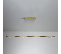 QYYZTQY Personality Metal Strip Dimmable Pendant Minimal Home Adjustable Suspended Light Fixtures, Chandelier