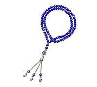 QYYZTQY Personality Necklace, Muslim Prayer Beads, Resin Rosary Islamic Worship Ceremony Religious Eid Ramadan Present Pray Accessorie Jewelry for Girls