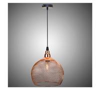 QYYZTQY Restaurant Bar Living Room Walkway Retro Rose Gold Bird Cage - Light Fixture Chandelier