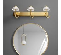 QYYZTQY Sconces, Light Brushed Brass Vanity Indoor Waterproof Wall Lights, Chandelier