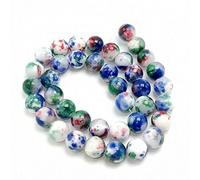 QYYZTQY Shower Curtain Charm Natural Pink Green Yellow and Other Colorsr Jades Smooth Round Beads 4/6/8/10/12mm for Jewelry Making Necklac