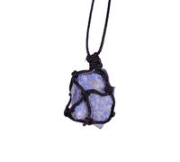 QYYZTQY Shower Curtain Natural Quartz Net Pocket Pendant Crystal Necklace Reiki Hangings Craft with Weave Rope Stone Colleion (Color : Strawberr