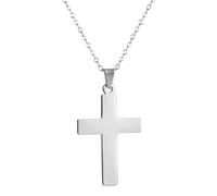QYYZTQY Silver Minimalist with on It A Choker Crucifix Pendant Men, Jesus Cross Necklace for Christmas Thanksgiving Gifts
