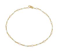 QYYZTQY Tiger Eye Gemstone Pearl Bead Women, Boho Statement Prom Gift Jewelry for Girls