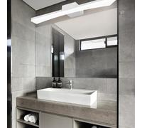 QYYZTQY Vanity Light Over Mirror Lamp Indoor Bathroom Waterproof Wall Long Strip Acrylic for Makeup Bedroom Living Room (Black-Neutral Light,80cm)