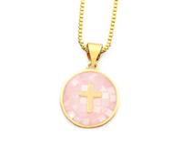 QYYZTQY Versatile Heart/Cross Pendant - Chain Link Jewelry for Women and Men