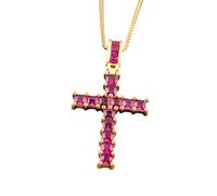 QYYZTQY Versatile Heart/Cross Pendant - Chain Link Jewelry for Women and Men