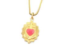 QYYZTQY Versatile Heart/Cross Pendant - Chain Link Jewelry for Women and Men