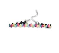 QYYZTQY Women's Y2k Cute Rainbow Heart Stars Butterfly Choker for Women Birthday Party 80s Valentine's Day Christmas Jewelry Accessories jewlery