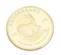 QYZXTH Nouveau Afrique du Sud Afrique Saoudienne Krugerrand Pièces d’Or Pièces commémoratives présidentielles Médailles Paul Kruger Pièces de collection-1974