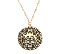 QYZXTH Pirates des Caraïbes Jack Sparrow Aztec Coin Pièces numismatiques Accessoires pour la Maison Souvenir nostalgique Pièces Anciennes russes-xl0246