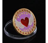 QYZXTH Poker Card Guard Protector Cartes de Poker Ensemble de jetons Souvenir en métal Pièce de Casino Jeu de Poker Accessoires Hold’em Pièce Porte-Bonheur pour lui-style-20