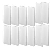 Qzbhct Lot de 12 tampons filtrants en mousse compatibles avec filtre Fluval U3 pour aquarium Bio Éponge de rechange