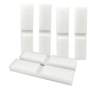 Qzbhct Lot de 6 tampons filtrants en mousse pour filtre Fluval Fx4 FX5 FX6 pour aquarium Bio Éponge de rechange
