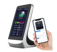 QZCX Air Quality Monitor, DM72B Moniteur de qualité de l'air mètre capteur Transmission de données à TUYA APP détecteur en Temps réel PM2.5 formaldéhyde CO2 gaz, pour Le Bureau à Domicile