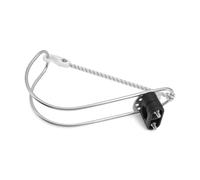 QZCX Accessoires Marins Boat Lifebuoy Ring Horseshoe Bracket Marine Hardware Boat Life Buoy Holder Adjustable Swimming Ring Brackets Rustproof for Yacht(Acme)