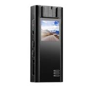 QZCX Body Camera, A30 Mini enregistreur vidéo caméra montée sur Le Corps Objectif Grand Angle 110 degrés 2200mAH Longue durée de Vie de la Batterie Webcam for Le Sport(No Memory)