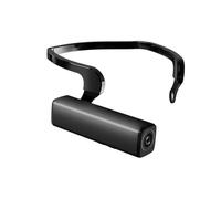 QZCX Body Camera, A33 caméra montée sur la tête Mini Corps caméra sans Fil 30FPS FHD1080P Vision Nocturne détection de Mouvement for l'enregistrement de première Vue(with 128GB TF Card)