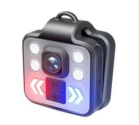 QZCX Body Camera, Mini Lampe de Poche LED Portable, caméra de Sport de Plein air, Petites caméras d'enregistrement for l'autoprotection W8(Only Camera)