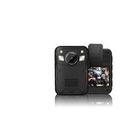 QZCX Body Camera, YSW-Q5 1440P HD Infrarouge numérique Bodycam Surveillance enregistreur vidéo de sécurité Mini Moniteur caméra corporelle sans Fil(32GB)