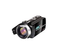 QZCX Digital Camera, Caméscope 4K caméra vidéo 5 6MP WiFi en Direct Streaming Vlogging Caméra avec écran Tactile Zoom numérique 18x(Standard,AF2)