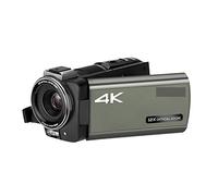 QZCX Digital Camera, Caméscope vidéo caméscope en Direct, caméra de vlogging numérique, AX60 3.5" Écran Tactile 12x Zoom Optique 4K caméscopes Professionnels vlog