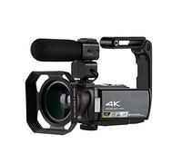 QZCX Digital Camera, Caméscopes vidéo caméra 4k Professionnel for Blogueur, Ae8 IR Vision Night WiFi Vlogging Caméra Full HD Caméras numériques avec Microphone(Bundle A)