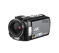 QZCX Digital Camera, Caméscopes vidéo caméra 4k Professionnel for Blogueur, Ae8 IR Vision Night WiFi Vlogging Caméra Full HD Caméras numériques avec Microphone(Standard)