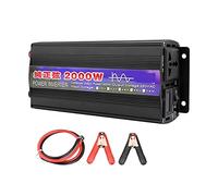 QZCX Onduleur 2000W onduleur à Onde sinusoïdale Pure DC 12V 24V à AC 50Hz 60Hz Puissance Continue 1000W convertisseurs d'énergie Solaire transformateur de Tension Faible consommation d'énergie(24V)