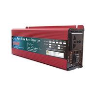 QZCX Onduleur Onduleur à Onde sinusoïdale Pure DC 12 v/24 v 1000 W 1600 W 2000 W 3000 W convertisseur de Batterie Externe Portable onduleur Solaire Faible consommation d'énergie(1600W 24V,50HZ_1)